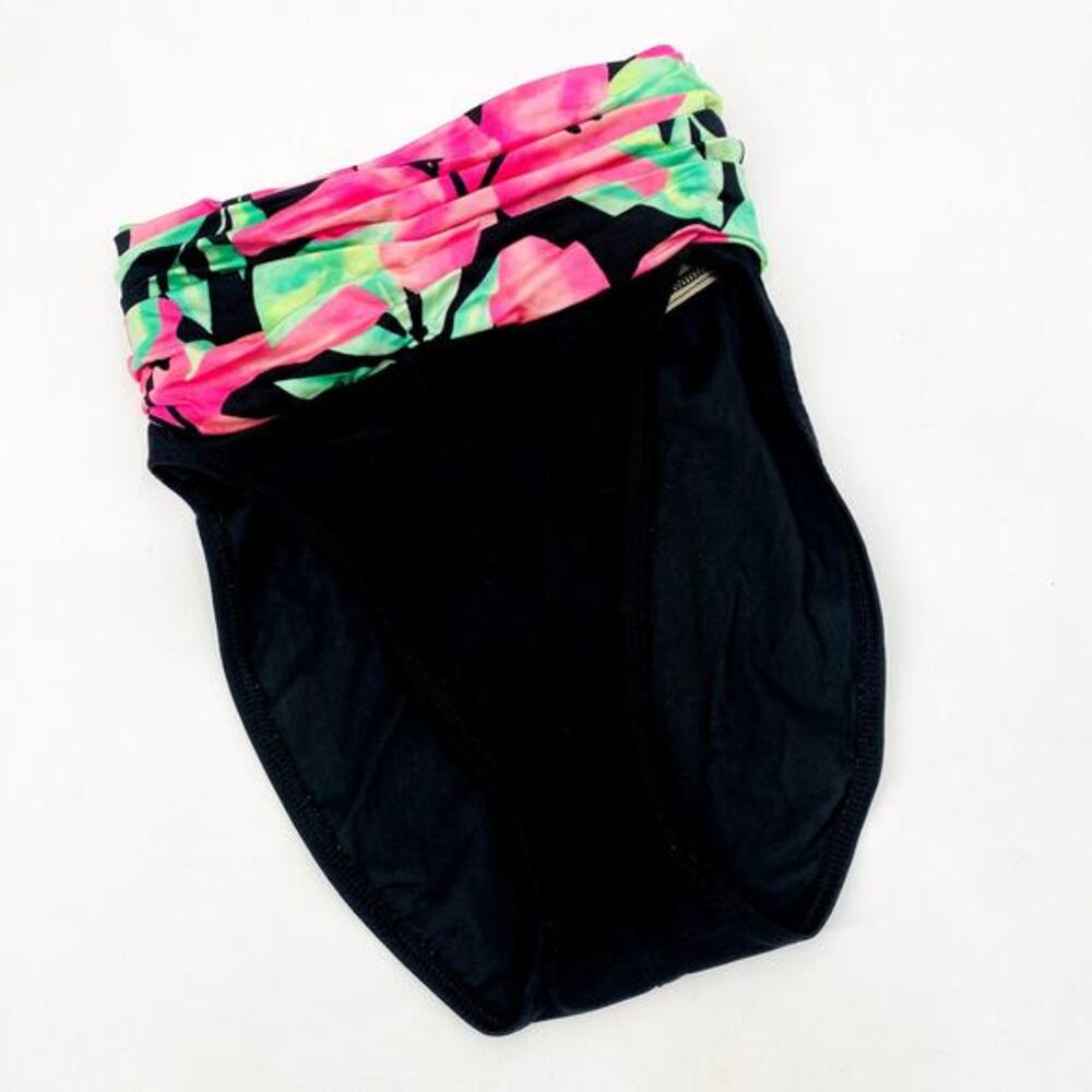 Vintage high Waisted Floral High Hip Leg Bikini Bottoms